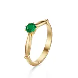 Pierścionek zaręczynowy z szmaragdem AJPZ_095